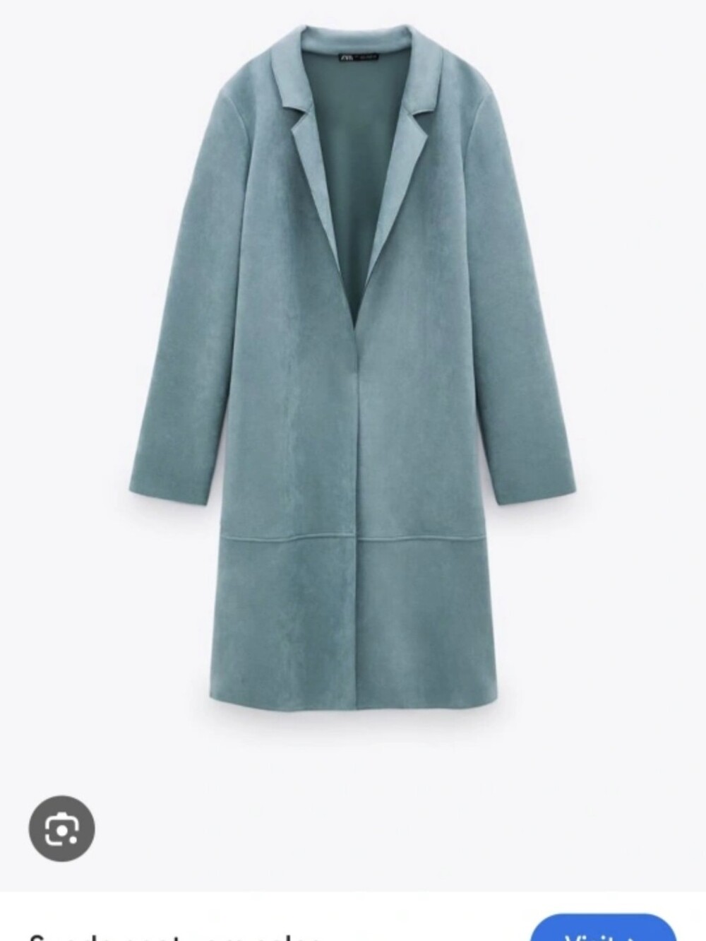 Zara Suede Coat ,, Spring & SUMMER